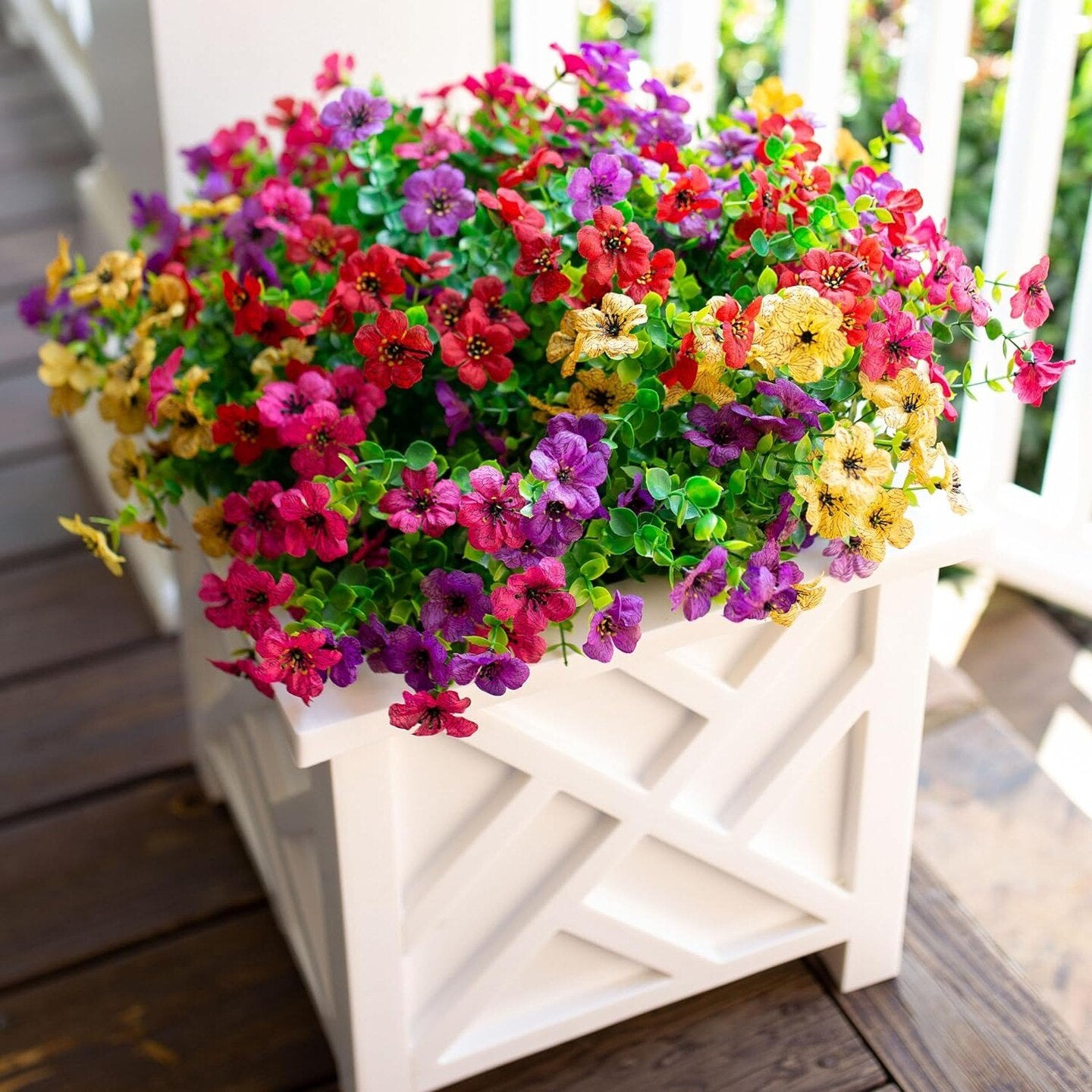 💥Only $3.98Last Day Promotion!🌺UV Resistant Colorful Artificial Flower