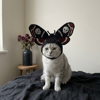 Skull Moth Cat Hat