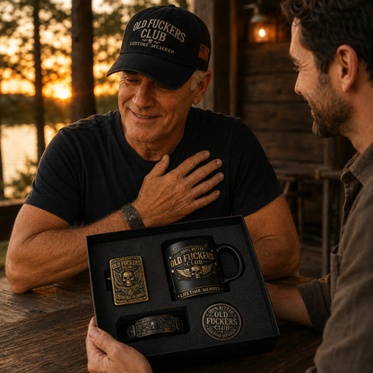 ☠️ Old Fuckers Club 2026 Ultimate Skull Gift Set | FREE Collector Coin Today Only