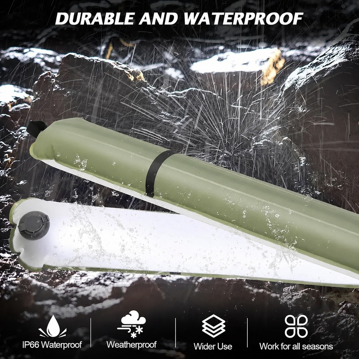 Portable Inflatable and Foldable Solar Light