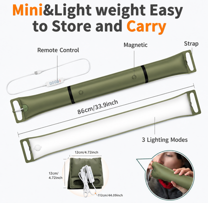 Portable Inflatable and Foldable Solar Light