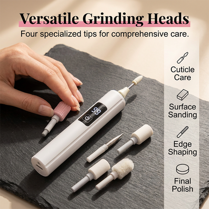 🥳2026 HOT SALE🥳💞50K+ SOLD!💅✨ 50% OFF! Professional Electric Nail Polisher – Smooths thick nails, 99-speed display. Multiple heads for shaping & buffing. Salon at home! 🌟💎